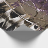 Lila Pop Royale Geschenkpapier (Ecke)