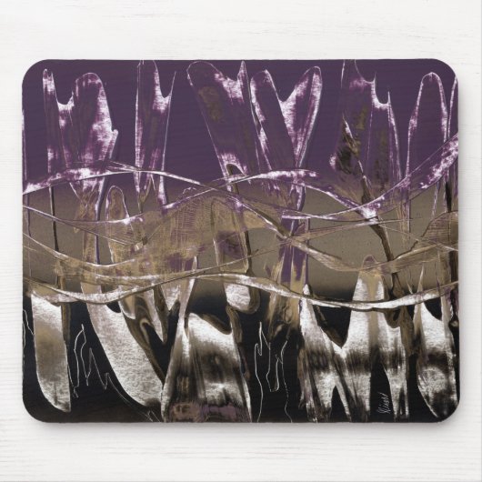 Lila Pop Royale Mousepad (Vorne)