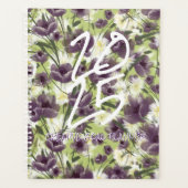 Lila Poppies-Planer für das Jahr 2025 Planer (Vorderseite)