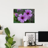 Lila Poppies Poster (Heimbüro)