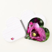 Lila Poppy Spiral Notebook Notizblock (Innenseite)