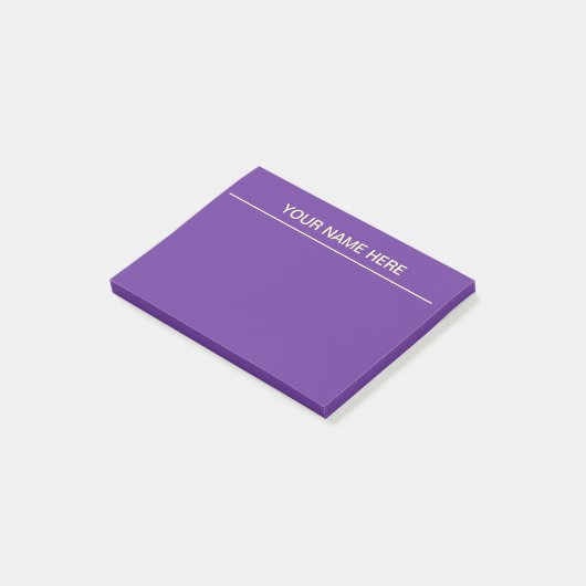 Lila Post-Itanmerkungen Post-it Klebezettel (angewinkelt)