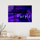 Lila Poster (Küche)