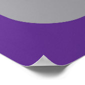 lila poster (Ecke)