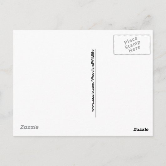 Lila Postkarte (Rückseite)