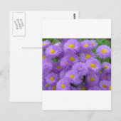 Lila Postkarte (Vorne/Hinten)