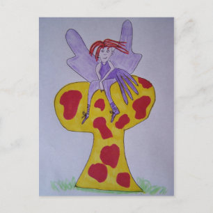 lila postkarte