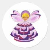Lila Posy Pixie Sticker (Vorderseite)