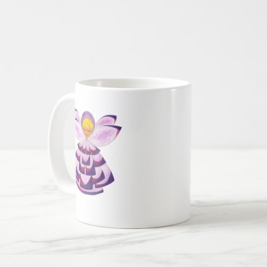 Lila Posy Pixie Tasse (Vorderseite Links)
