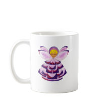 Lila Posy Pixie Tasse