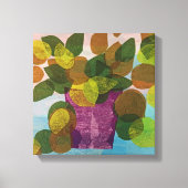 Lila Pot Stretched Canvas Leinwanddruck (Vorderseite)