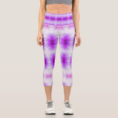 lila Pow Capri Leggings (Vorderseite)
