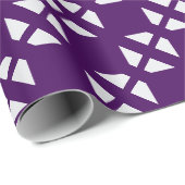 Lila Power Geschenkpapier (Rolleneckpunkt)