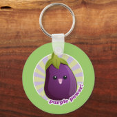 Lila Power! Schlüsselanhänger (Vorderseite)