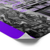 Lila Prag Poster (Ecke)