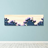 Lila Prickly Leinwanddruck (Insitu (Holzboden))