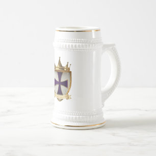 Lila Priesteramt RayEl Wappen Stein Becher Bierglas