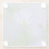 Lila Primrose Glasuntersetzer (Rückseite)