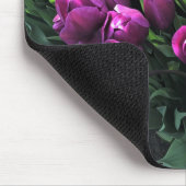 Lila Prince Tulips Mousepad (Ecke)
