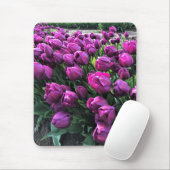 Lila Prince Tulips Mousepad (Mit Mouse)