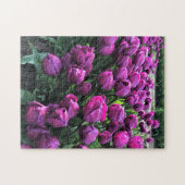 Lila Prince Tulips Puzzle (Horizontal)