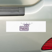 Lila Princess Crown Autoaufkleber (Auf Auto)
