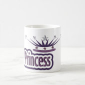 Lila Princess Crown Kaffeetasse (Mittel)