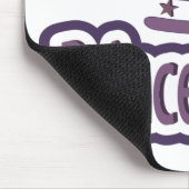 Lila Princess Crown Mousepad (Ecke)