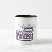 Lila Princess Crown Tasse (Zentrum)