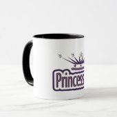 Lila Princess Crown Tasse (Vorderseite Links)