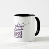 Lila Princess Crown Tasse (VorderseiteRechts)