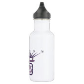 Lila Princess Crown Trinkflasche (Rechts)