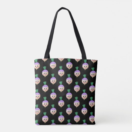 Lila Prinzen Tasche (Rückseite)