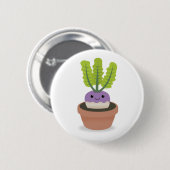 Lila Prinzrübe Button (Vorne & Hinten)