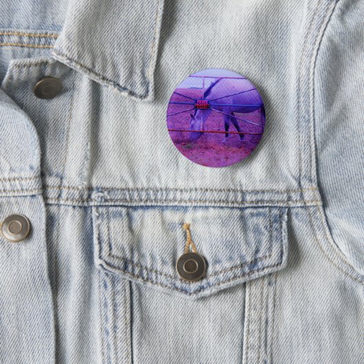 Lila Privateigentum - Pferd Button (Beispiel)
