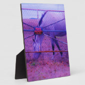 Lila Privateigentum - Pferd Fotoplatte (Seite)