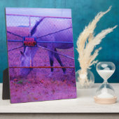 Lila Privateigentum - Pferd Fotoplatte (Seite)