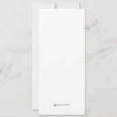 Lila Probe Abendessen Einladung (Rückseite)