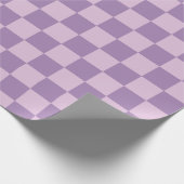 Lila Prüfmuster Geschenkpapier (Ecke)