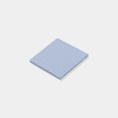Lila Prüfmuster Stilvolles Rasterdesign Post-it Klebezettel (angewinkelt)