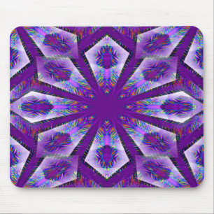 Lila Psychedelic Star.. Mousepad