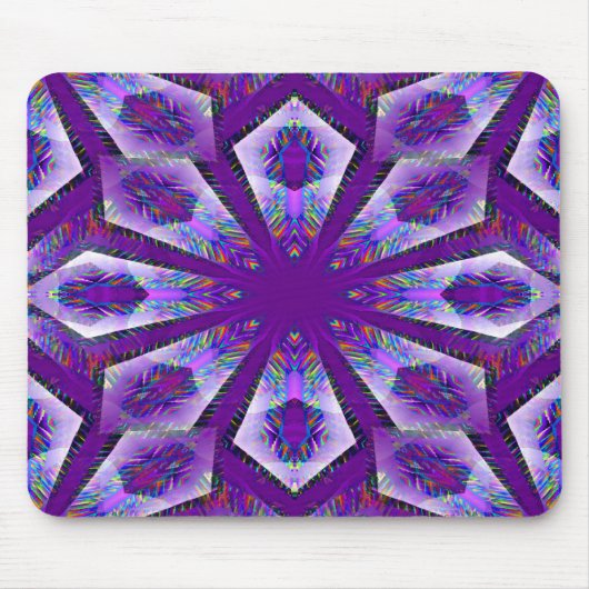 Lila Psychedelic Star.. Mousepad (Vorne)