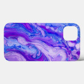 lila psychedelische Flüssigkeit Case-Mate iPhone Hülle (Rückseite (Horizontal))