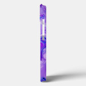 lila psychedelische Flüssigkeit Case-Mate iPhone Hülle (Rückseite / Links)