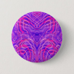 Lila psychedelisches Muster Button