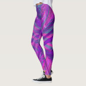Lila psychedelisches Muster Leggings (Links)