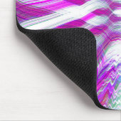 Lila psychedelisches Muster Mousepad (Ecke)