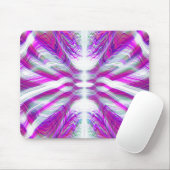 Lila psychedelisches Muster Mousepad (Mit Mouse)