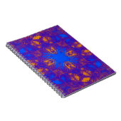 Lila psychedelisches Muster Notizblock (Rechte Seite)