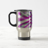 Lila psychedelisches Muster Reisebecher (Links)